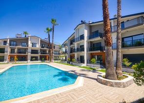 شقة 1 + 1 في مجمع في تشاليش على مسافة قريبة من البحر