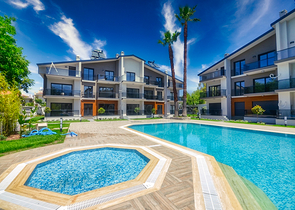 شقة 1 + 1 في مجمع في تشاليش على مسافة قريبة من البحر