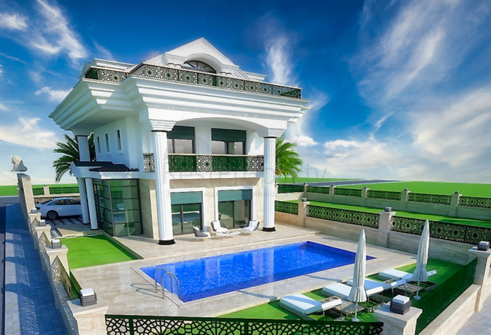 مشروع استثماري لفيلا 4 + 1 في فتحية كاليس