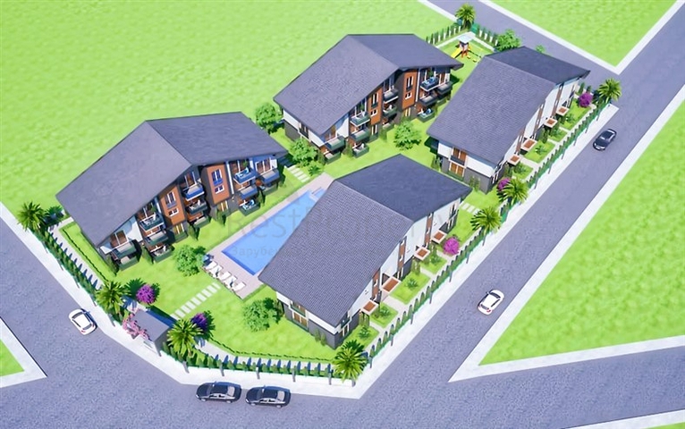 شقق 1 + 1 للبيع في منطقة كاليس في فتحية