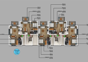شقق 1 + 1 للبيع في منطقة كاليس في فتحية