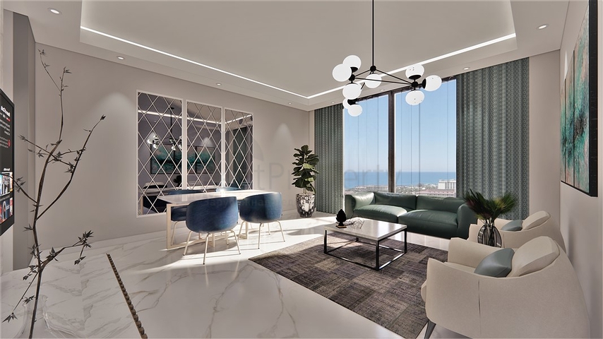 اطلالة بحرية ساحرة -مجمع فاخر - في كوناكليه / الانيا 