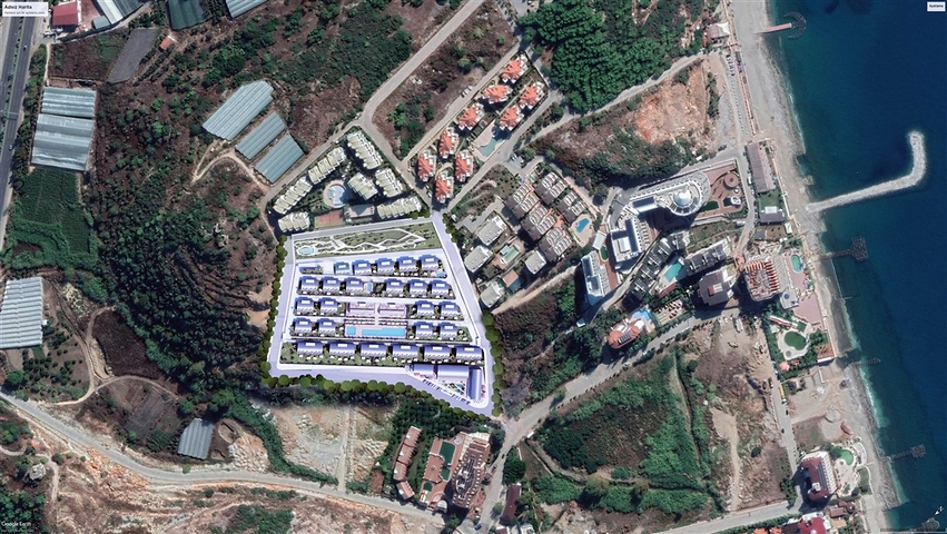 اطلالة بحرية ساحرة -مجمع فاخر - في كوناكليه / الانيا 