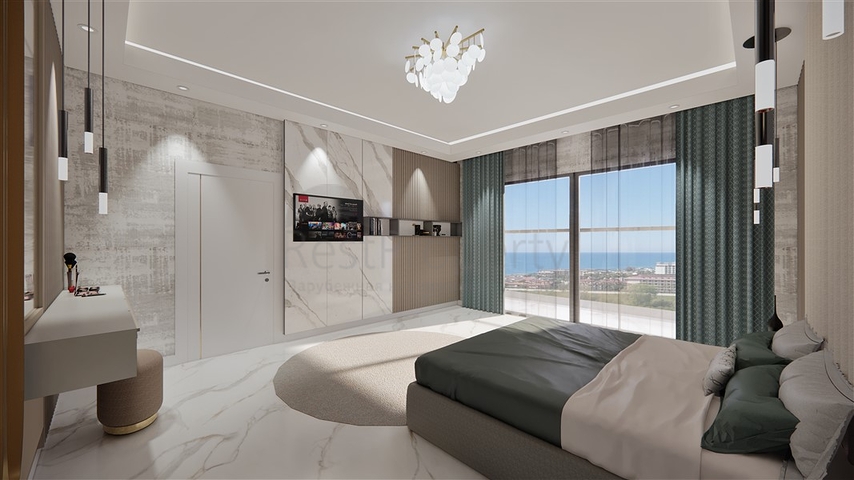 اطلالة بحرية ساحرة -مجمع فاخر - في كوناكليه / الانيا 