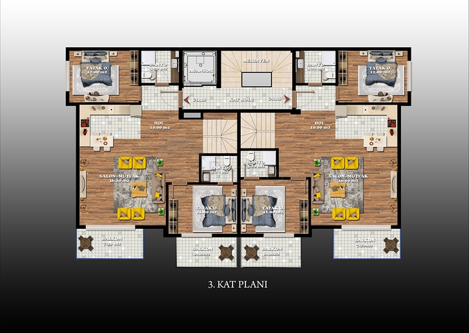 اطلالة بحرية ساحرة -مجمع فاخر - في كوناكليه / الانيا 