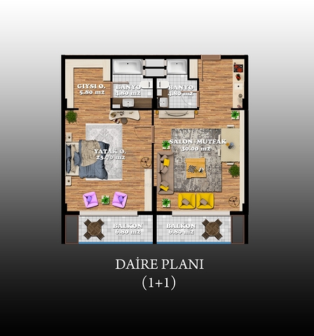 اطلالة بحرية ساحرة -مجمع فاخر - في كوناكليه / الانيا 