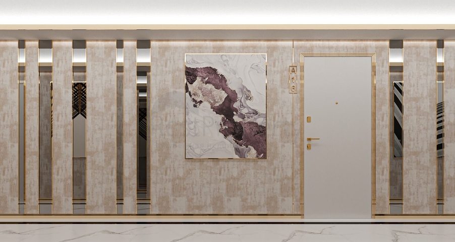 تصميم مميز -مجمع قيد الانشاء في مركز الانيا 