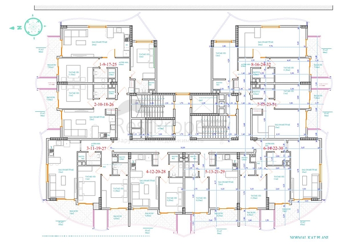 تصميم مميز -مجمع قيد الانشاء في مركز الانيا 