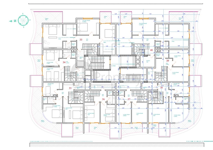 تصميم مميز -مجمع قيد الانشاء في مركز الانيا 