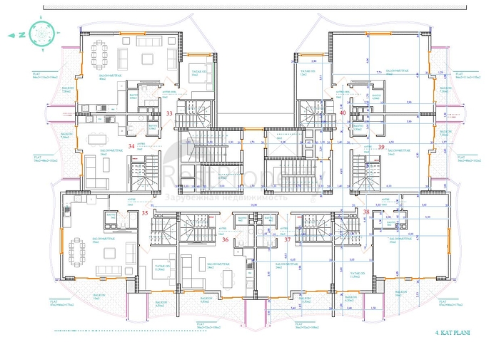 تصميم مميز -مجمع قيد الانشاء في مركز الانيا 