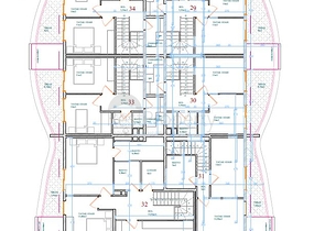 تصميم مميز -مجمع قيد الانشاء في مركز الانيا 