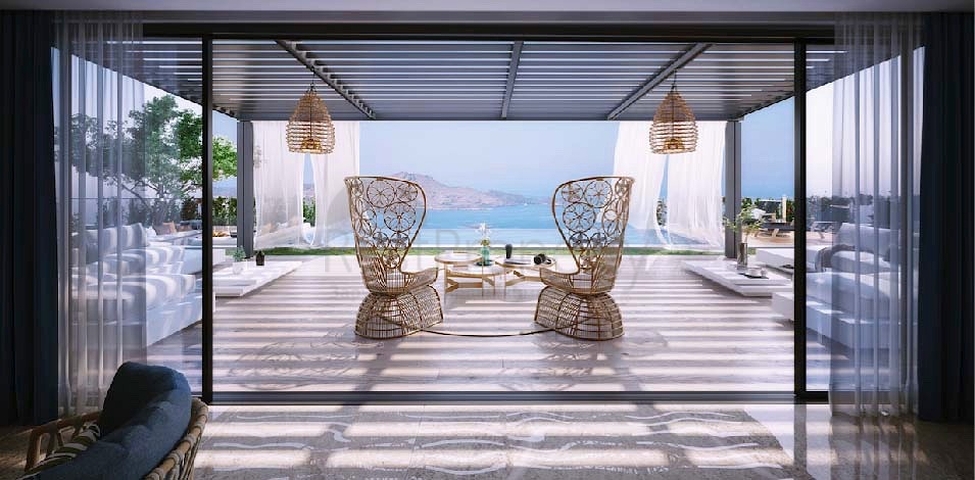 فيلا فخمة -باطلالة بحر -مساحة ارض واسعة -في بودروم