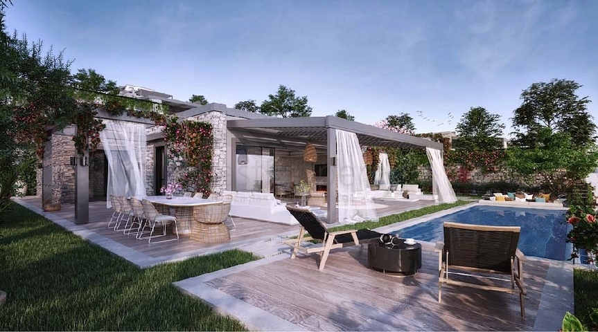 فيلا فخمة -باطلالة بحر -مساحة ارض واسعة -في بودروم