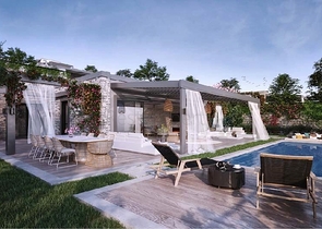 فيلا فخمة -باطلالة بحر -مساحة ارض واسعة -في بودروم