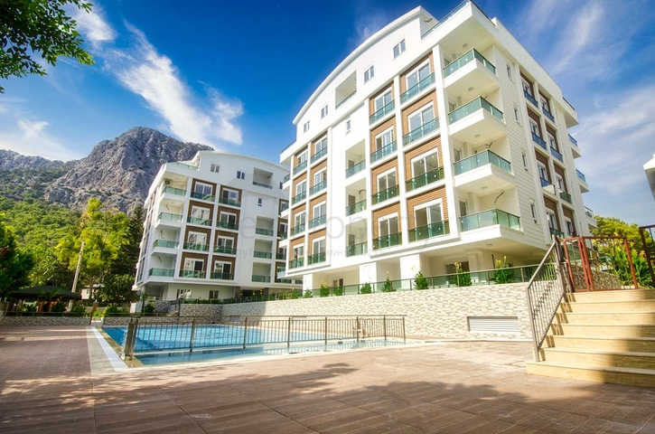 شقة بغرفة نوم واحدة في مبنى جديد في كونيالتي أنطاليا