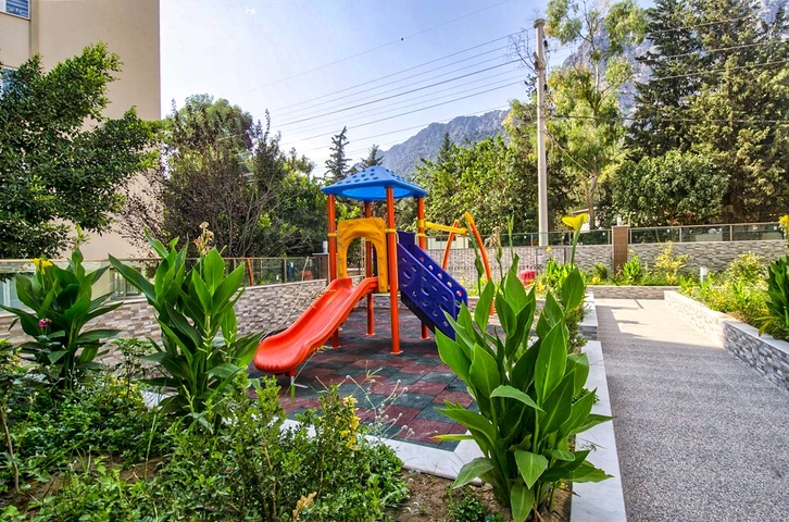 شقة بغرفة نوم واحدة في مبنى جديد في كونيالتي أنطاليا