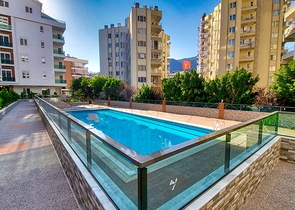 شقة بغرفة نوم واحدة في مبنى جديد في كونيالتي أنطاليا