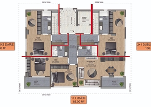 للراغبين بالاستثمار العقاري -شقق قيد الانشاء في مركز الانيا 