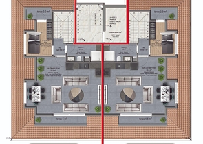 للراغبين بالاستثمار العقاري -شقق قيد الانشاء في مركز الانيا 