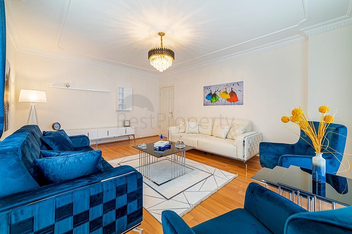 شقة عائلية انيقة مفروشة -تصميم 1+2 - في مهموتلار / الانيا 