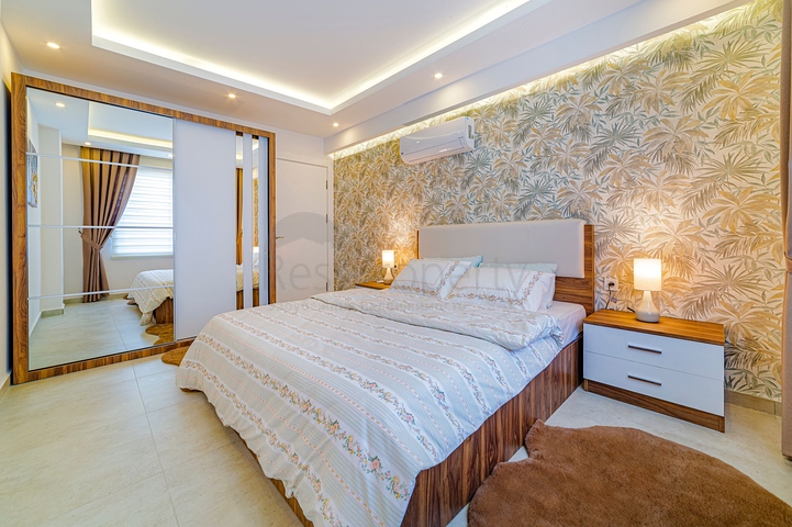 طابق مرتفع -شقة غرفة وصالة -مفروشة -في مهموتلار / الانيا