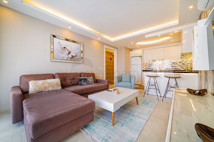 طابق مرتفع -شقة غرفة وصالة -مفروشة -في مهموتلار / الانيا