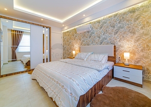 طابق مرتفع -شقة غرفة وصالة -مفروشة -في مهموتلار / الانيا