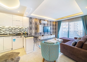 طابق مرتفع -شقة غرفة وصالة -مفروشة -في مهموتلار / الانيا