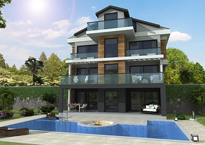 فلل منفصلة 4 + 1 في جيجيك فتحية