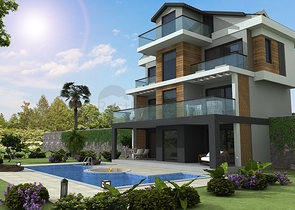 فلل منفصلة 4 + 1 في جيجيك فتحية