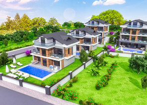 فلل منفصلة 4 + 1 في جيجيك فتحية