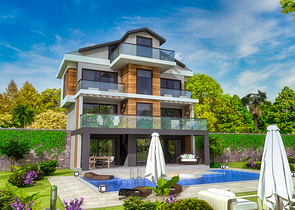 فلل منفصلة 4 + 1 في جيجيك فتحية