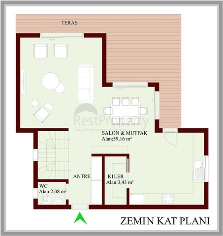 فيلا 5 غرف نوم قيد الإنشاء في فتحية