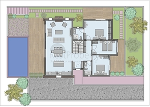 بنغل للبيع من 3 غرف نوم في أوزملو فتحية