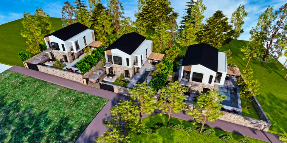 فيلا 3 + 1 مع مسبح خاص في فتحية