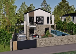 فيلا 3 + 1 مع مسبح خاص في فتحية