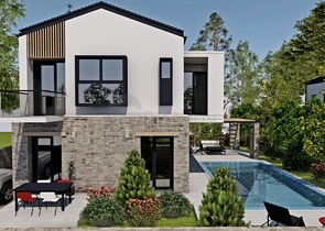 فيلا 3 + 1 مع مسبح خاص في فتحية