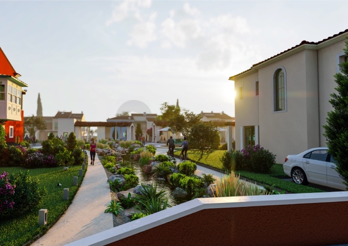 شقة 1 + 1 في مجمع 500 م من البحر في تشاليش