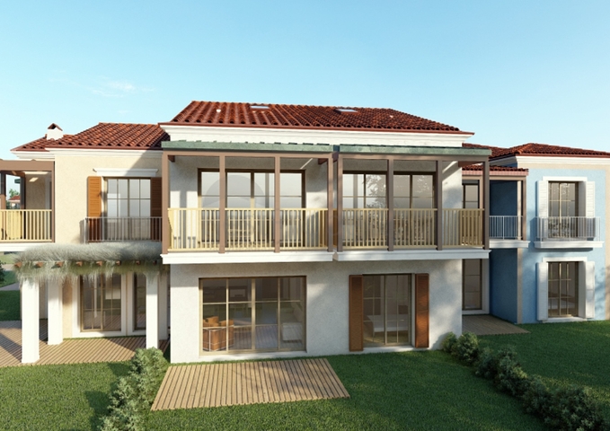 شقة 1 + 1 في مجمع 500 م من البحر في تشاليش