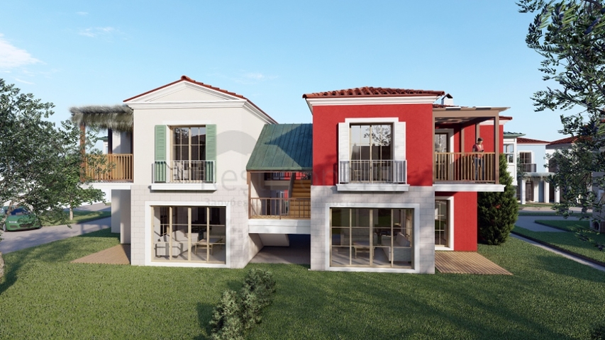 شقة 1 + 1 في مجمع 500 م من البحر في تشاليش