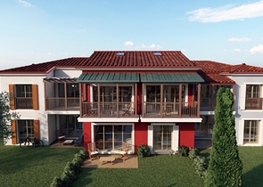 شقة 1 + 1 في مجمع 500 م من البحر في تشاليش