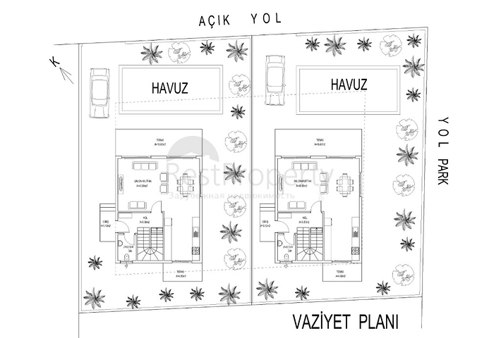 مشروع استثماري لفيلات 4 + 1 في كراك فتحية