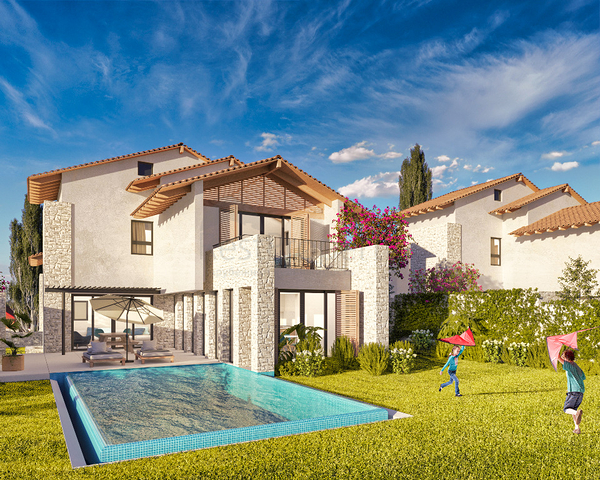 مشروع على المخطط من فلل 4 + 1 في أوفاجيك فتحية