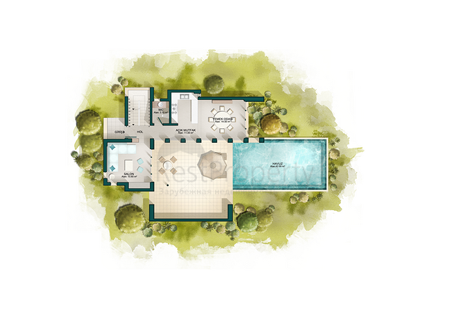 مشروع على المخطط من فلل 4 + 1 في أوفاجيك فتحية