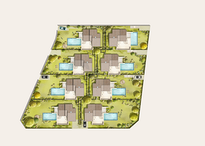 مشروع على المخطط من فلل 4 + 1 في أوفاجيك فتحية