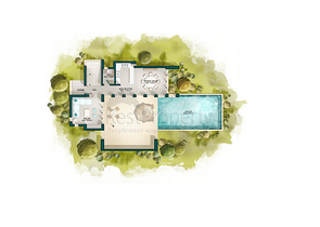 مشروع على المخطط من فلل 4 + 1 في أوفاجيك فتحية