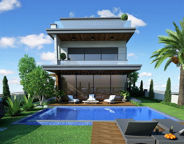 4 + 1 فيلا مع مسبح خاص في منطقة كاليس في فتحية