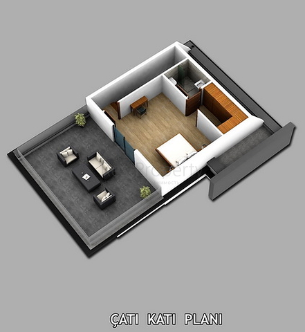 4 + 1 فيلا مع مسبح خاص في منطقة كاليس في فتحية