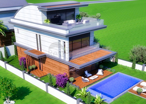 4 + 1 فيلا مع مسبح خاص في منطقة كاليس في فتحية