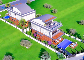 4 + 1 فيلا مع مسبح خاص في منطقة كاليس في فتحية